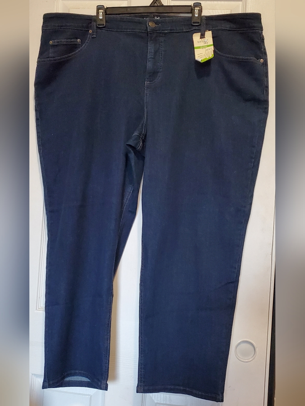 Terra & Sky Dark Blue Women's Stretch Jeans